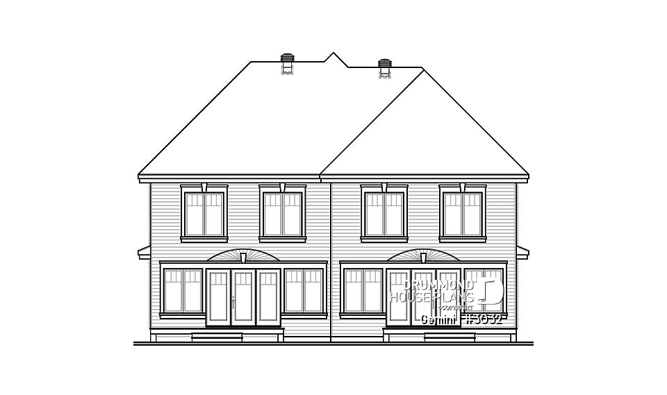 rear elevation - Gemini