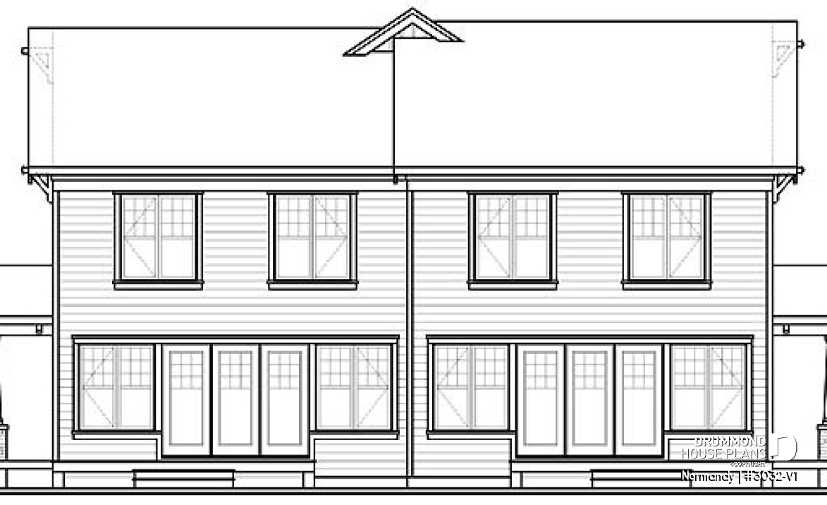 rear elevation - Normandy