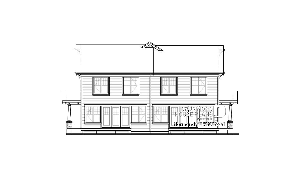 rear elevation - Normandy