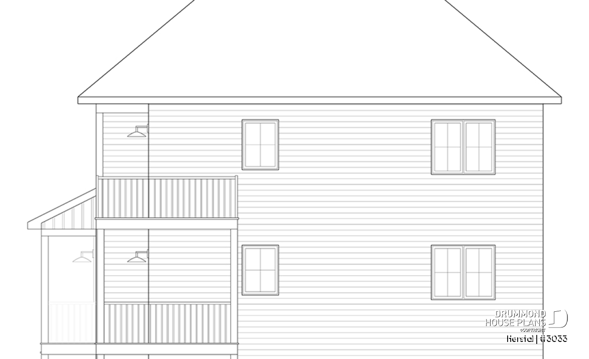 rear elevation - Herstal