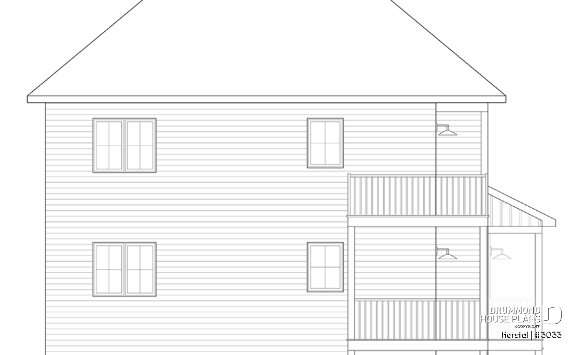 rear elevation - Herstal