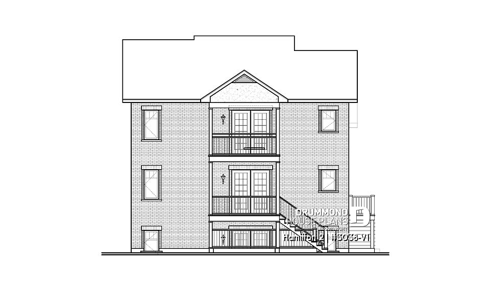 rear elevation - Hamilton 2