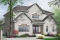 front - BASE MODEL - 2-Storey intergenerational home plan, 4 to 5 bedrooms & 2 family rooms in main unit, shared laundry room - Cavendish