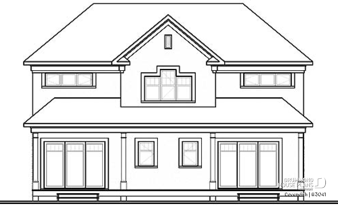 rear elevation - Cavendish