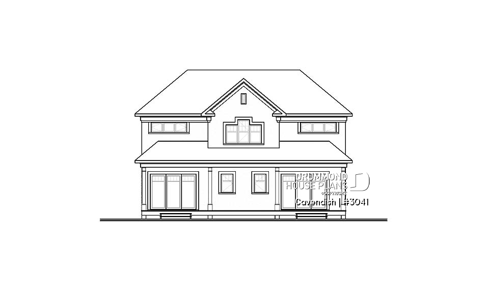 rear elevation - Cavendish