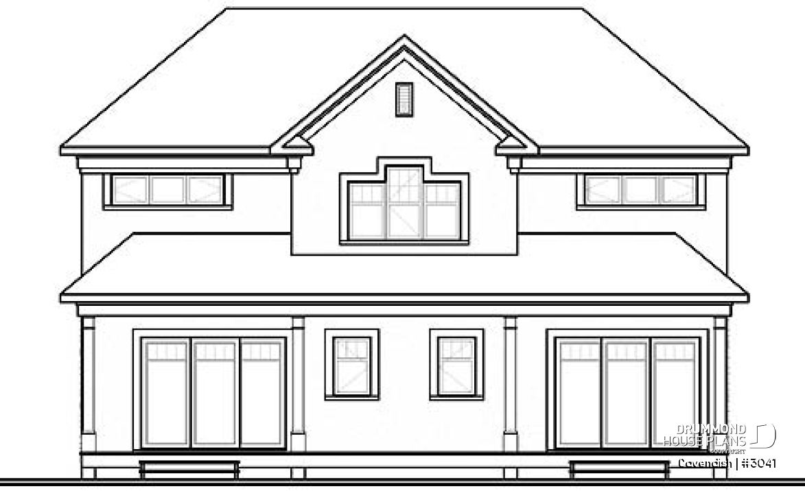 rear elevation - Cavendish