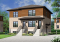 front - BASE MODEL - 3 unit apartment building plan with 2 beds, pantry, balcony and laundry closet on each unit - Compton