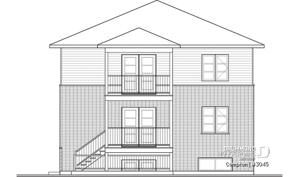 rear elevation - Compton