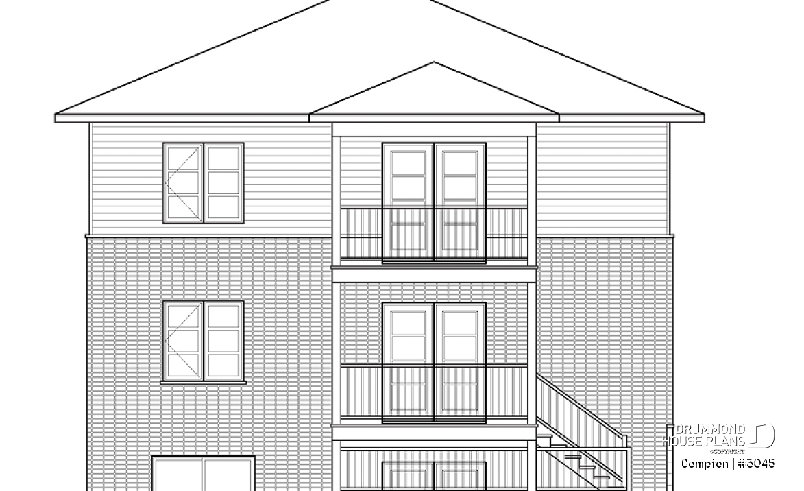 rear elevation - Compton