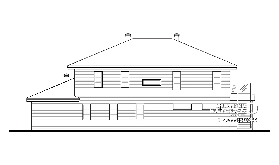 rear elevation - Silkwood