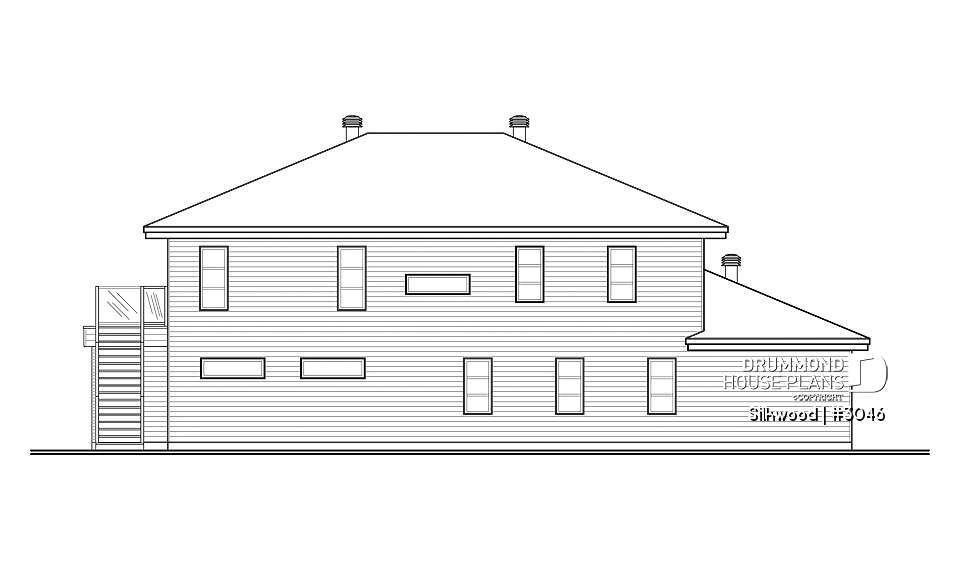 rear elevation - Silkwood