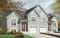 front - BASE MODEL - Duplex house plan with open floor plan concept, 3 bedrooms and garage for each unit - 