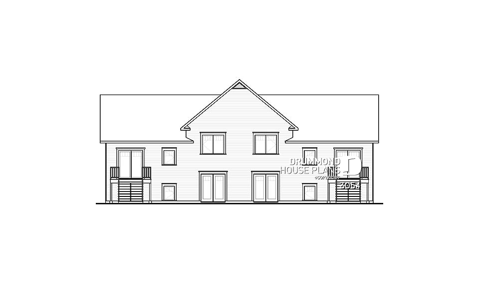 rear elevation - 