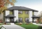 front - BASE MODEL - 3 bedroom contemporary semi-detached on two levels - Lindenwood