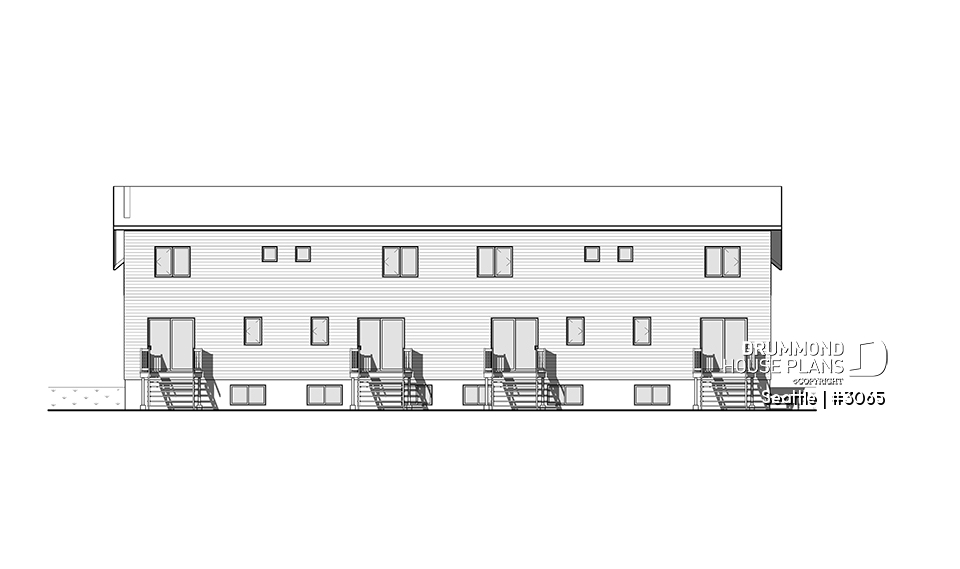 rear elevation - Seattle