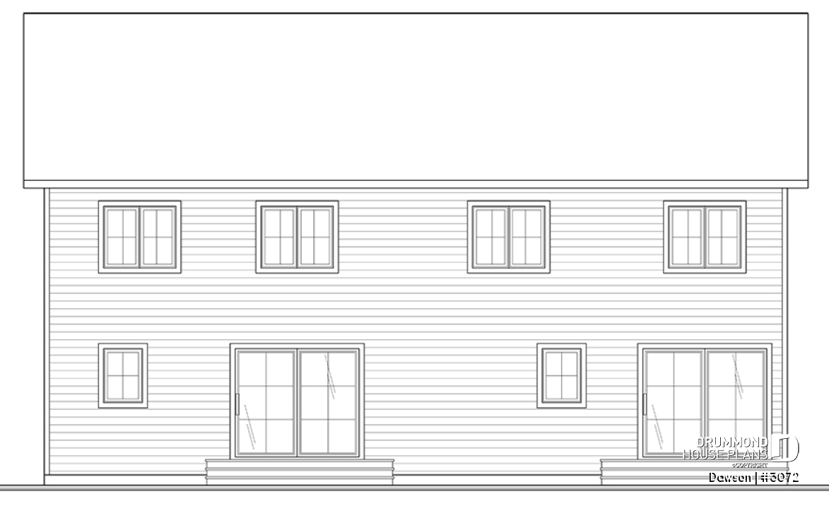 rear elevation - Dawson