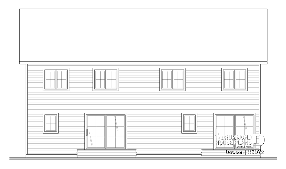 rear elevation - Dawson