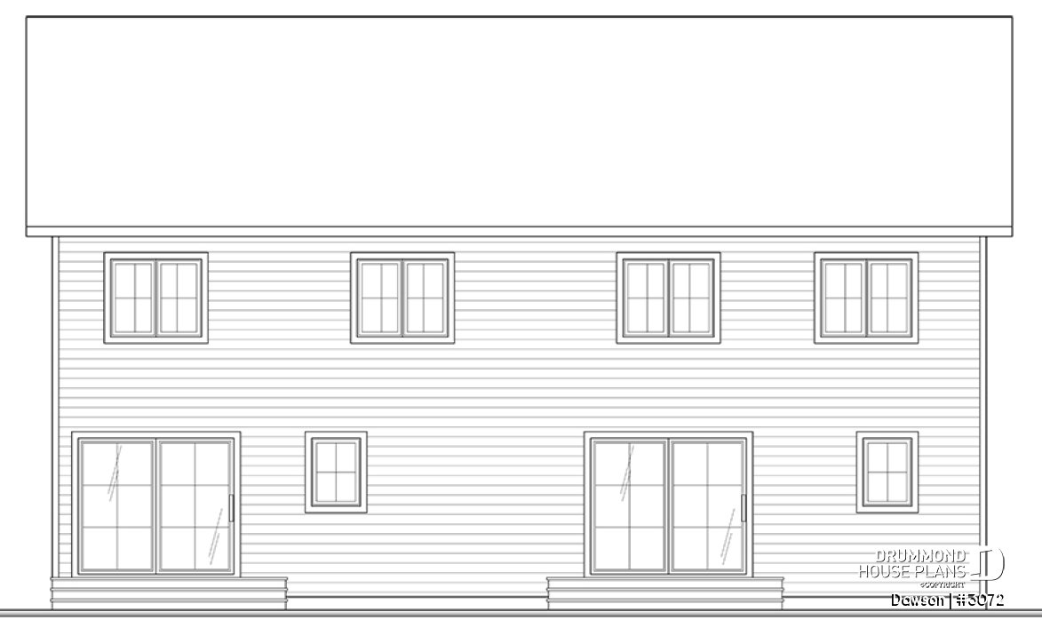 rear elevation - Dawson