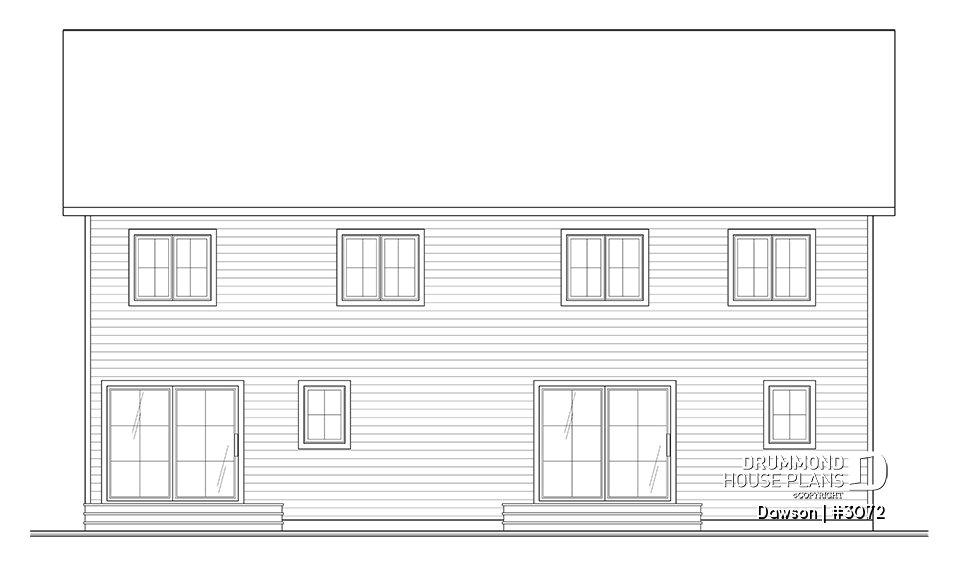rear elevation - Dawson
