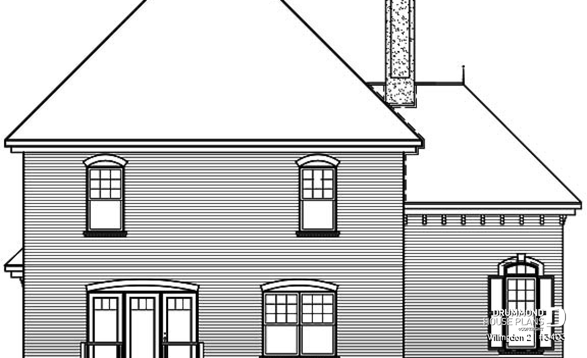 rear elevation - Willingdon 2