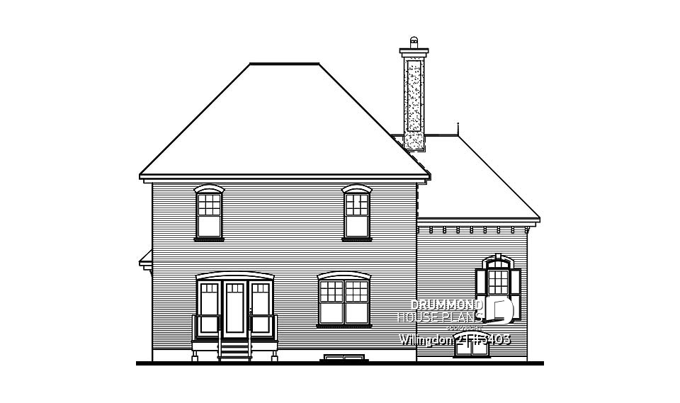 rear elevation - Willingdon 2