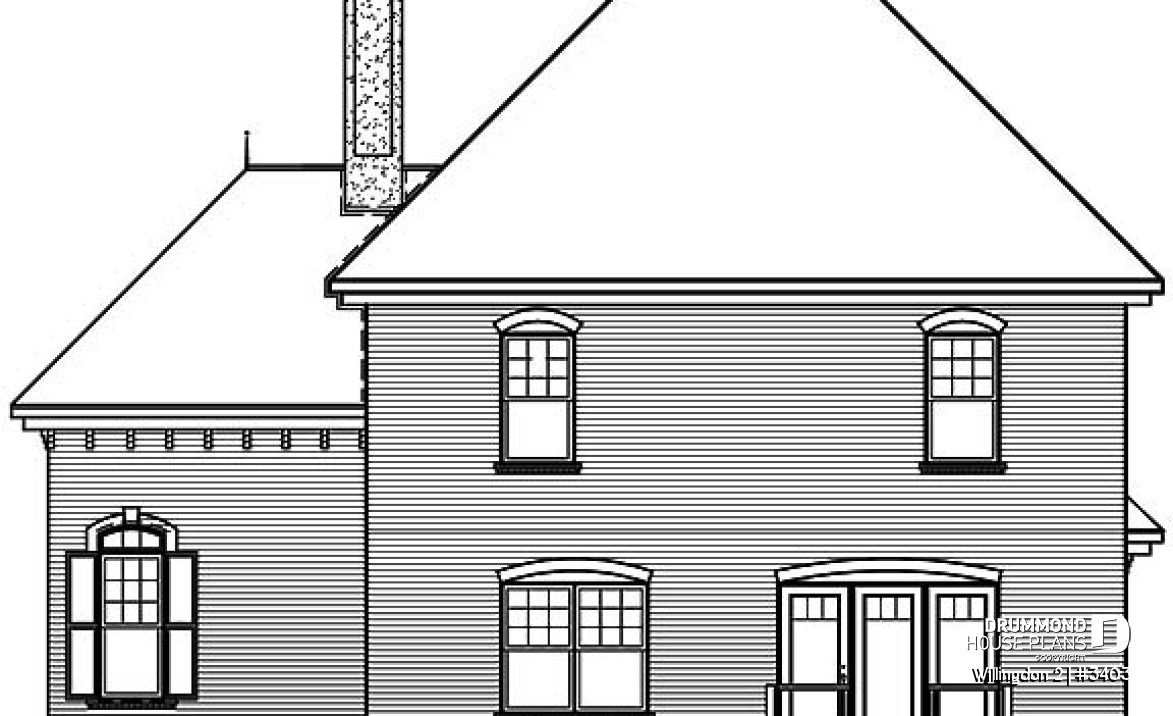 rear elevation - Willingdon 2