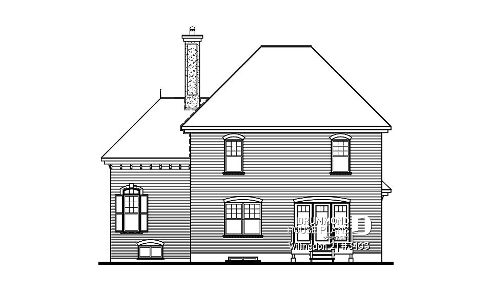 rear elevation - Willingdon 2
