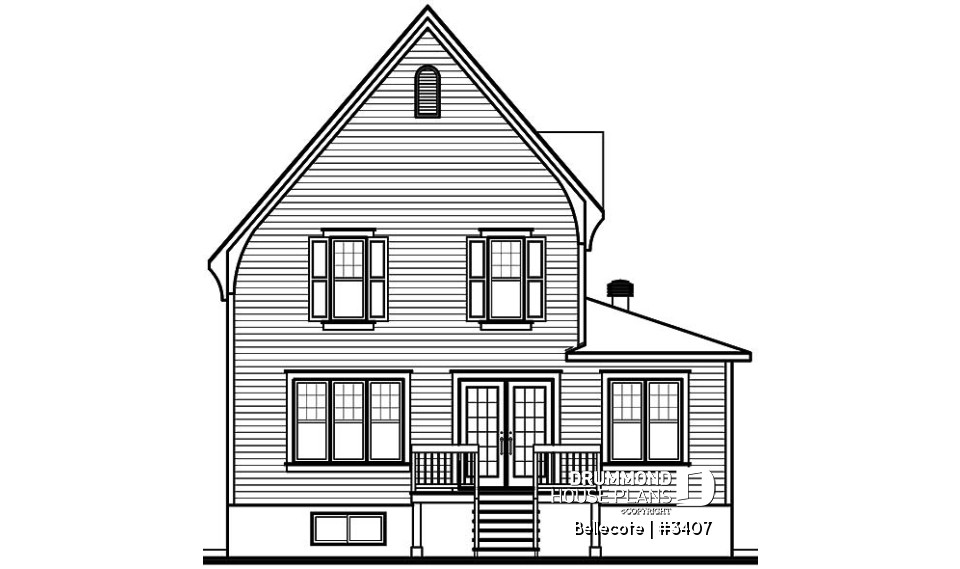 rear elevation - Bellecote