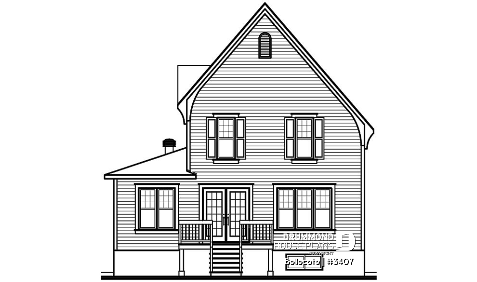 rear elevation - Bellecote