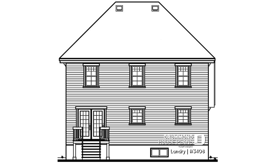 rear elevation - Landry
