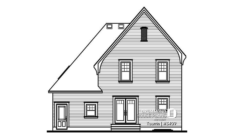 rear elevation - Tourrin