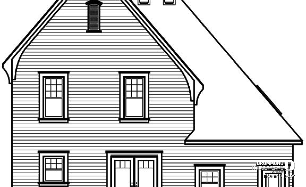 rear elevation - Tourrin