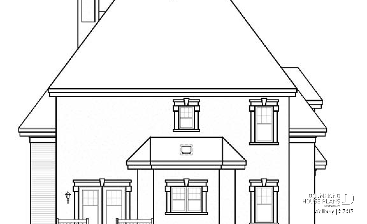 rear elevation - Wellbury