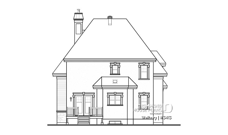 rear elevation - Wellbury