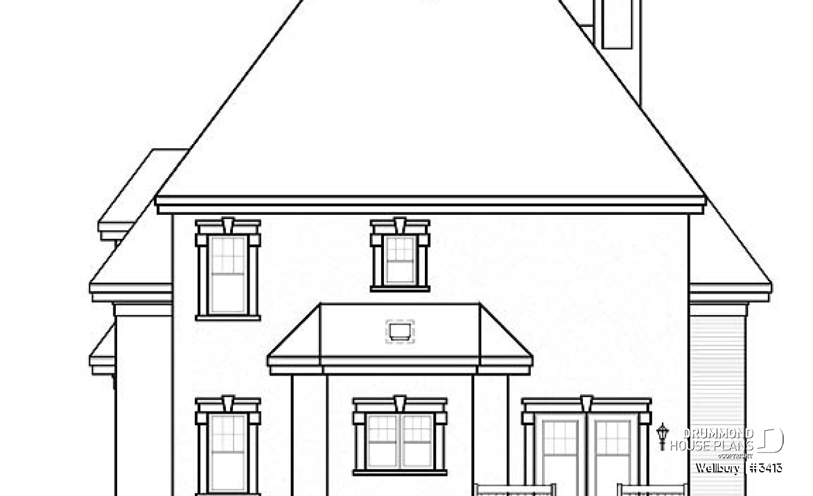 rear elevation - Wellbury