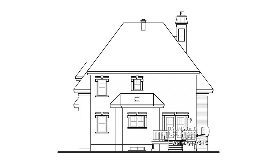 rear elevation - Wellbury