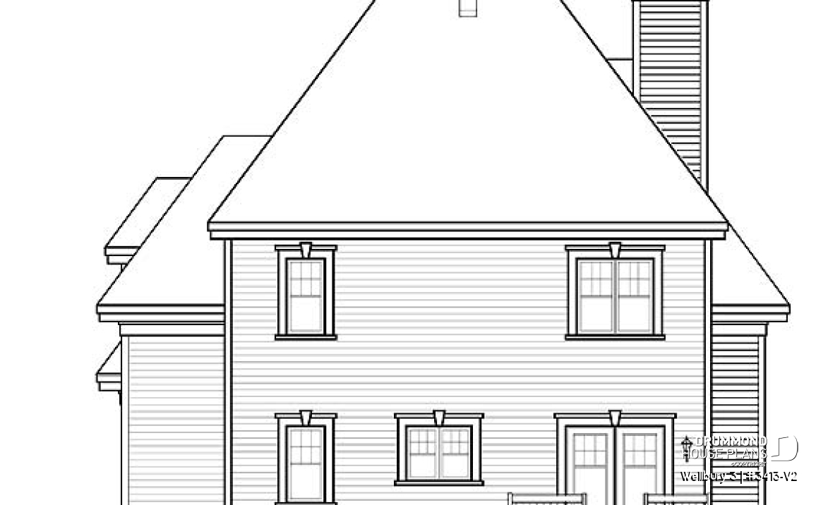 rear elevation - Wellbury 3
