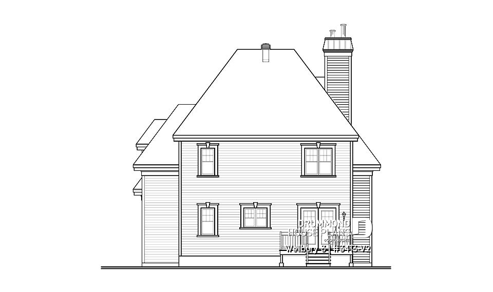 rear elevation - Wellbury 3