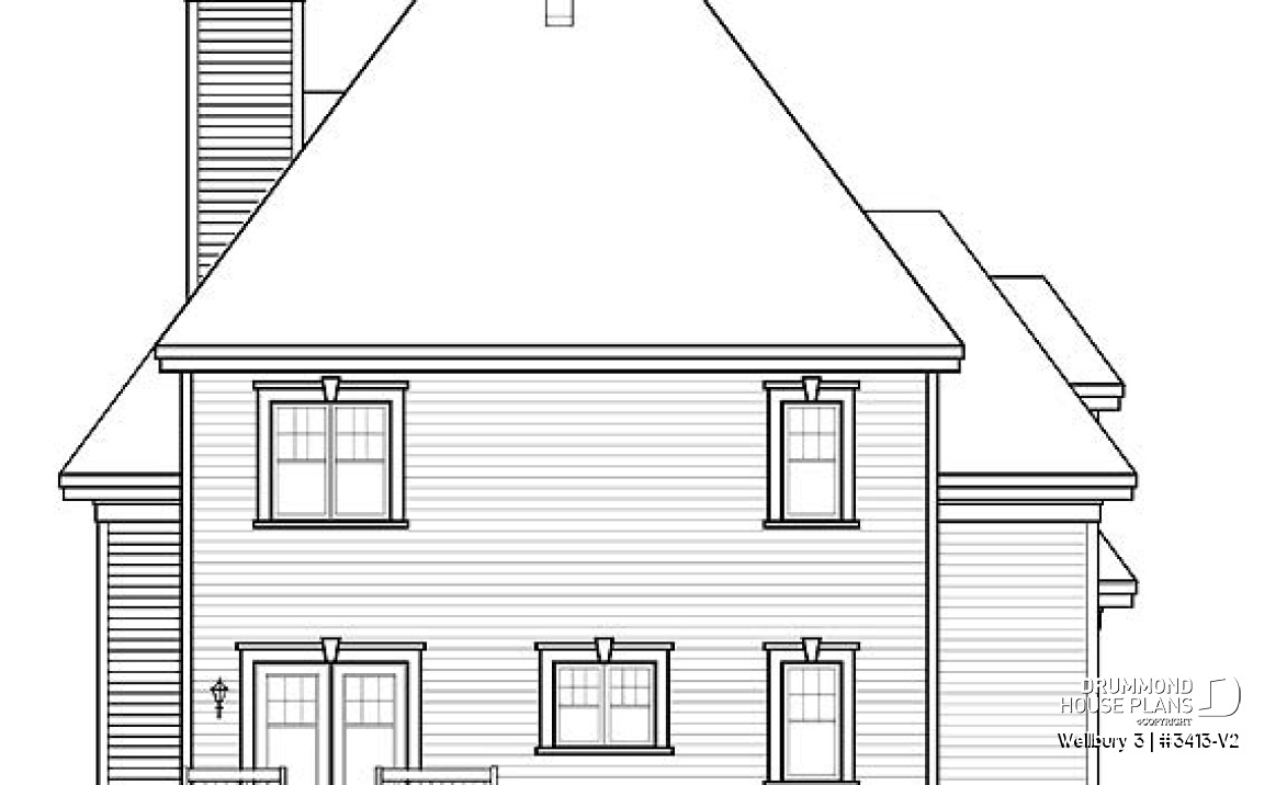 rear elevation - Wellbury 3