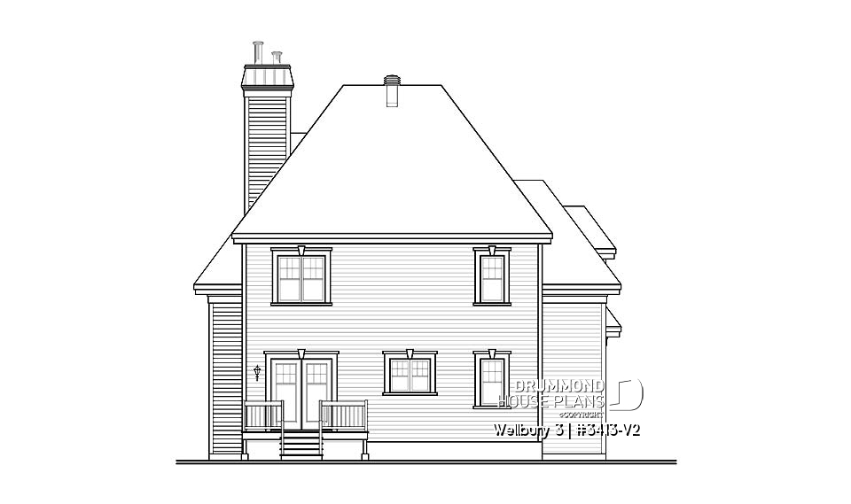 rear elevation - Wellbury 3