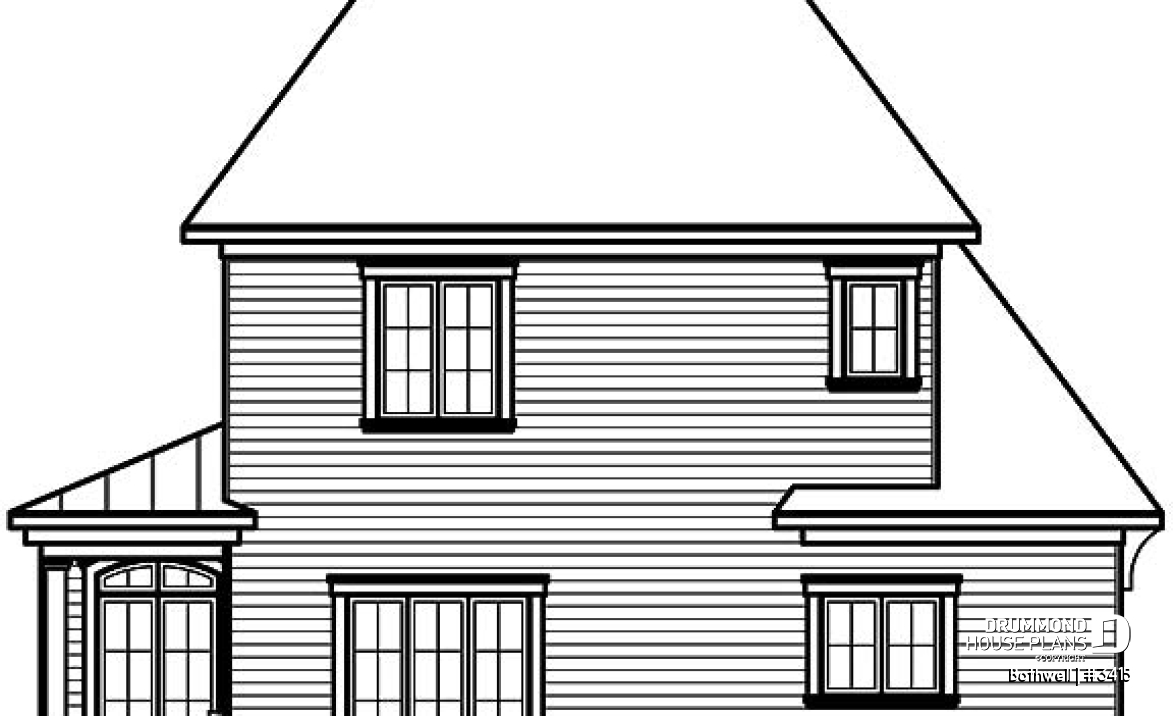 rear elevation - Bothwell