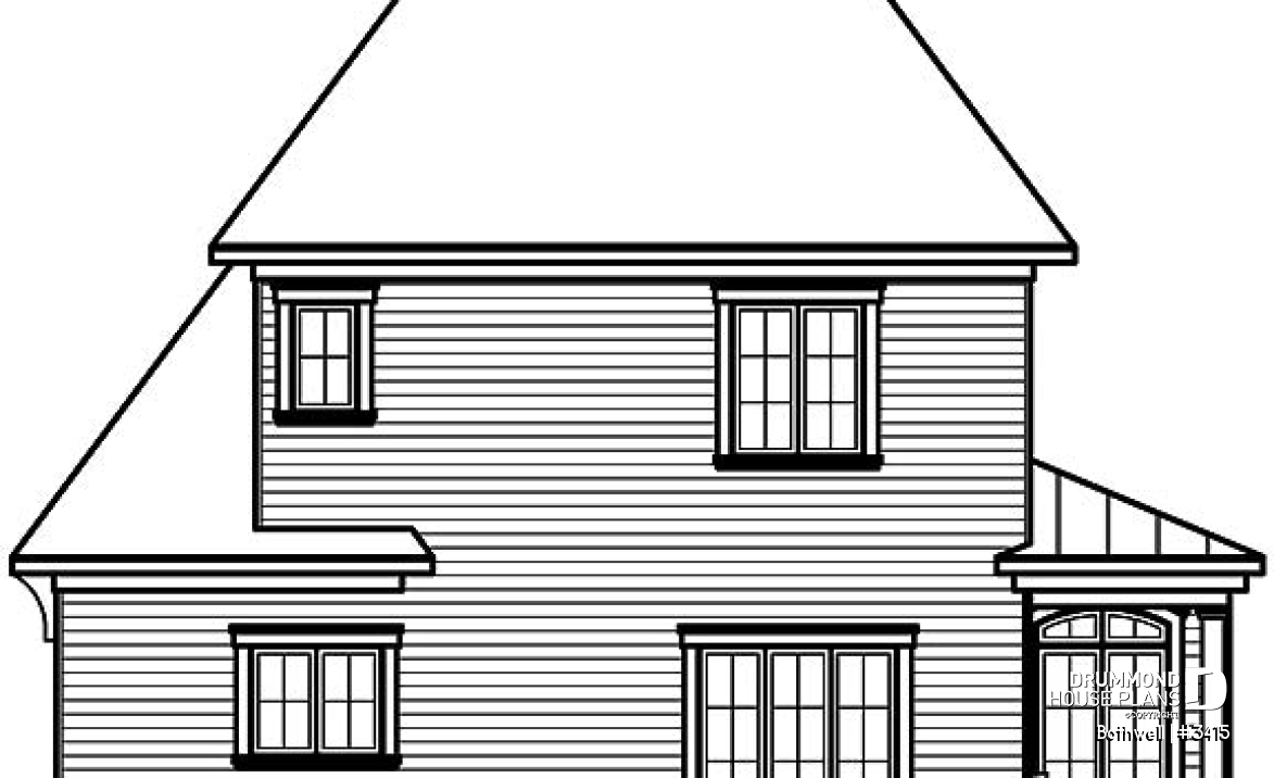 rear elevation - Bothwell