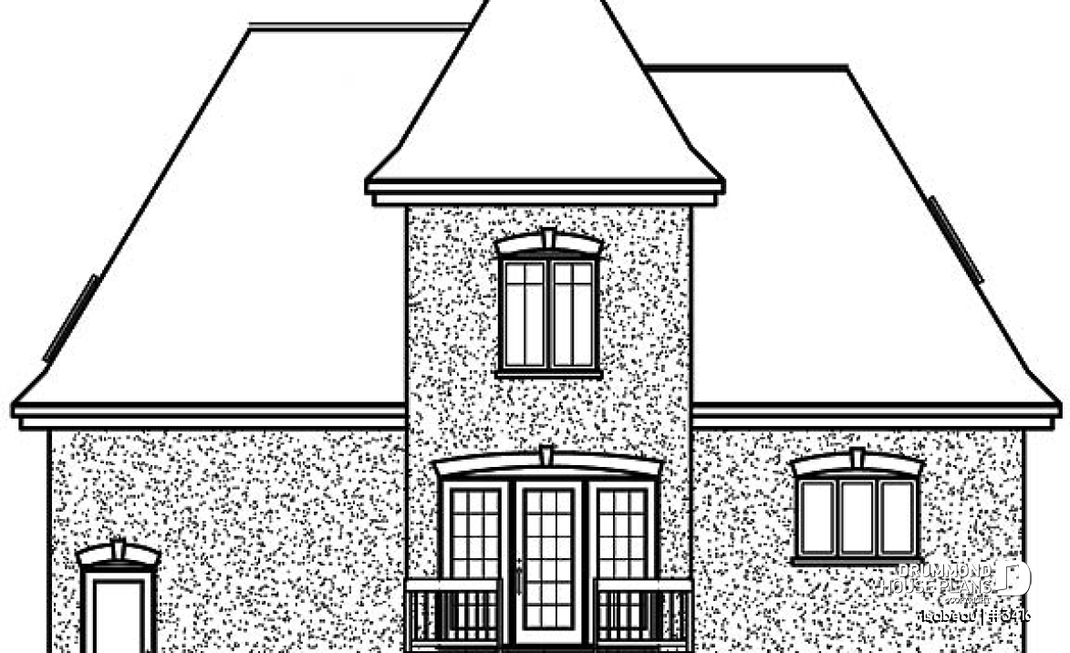 rear elevation - Isabeau