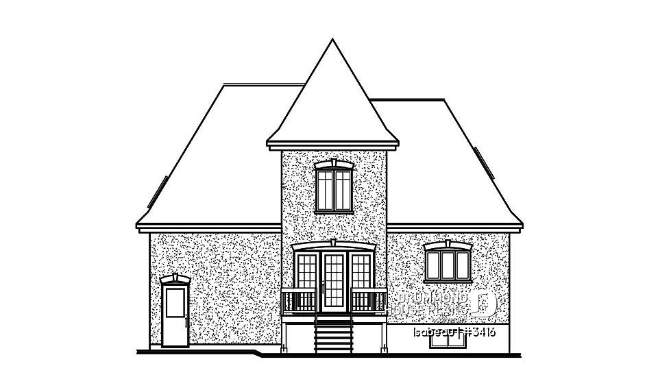 rear elevation - Isabeau
