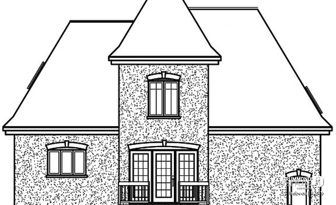 rear elevation - Isabeau
