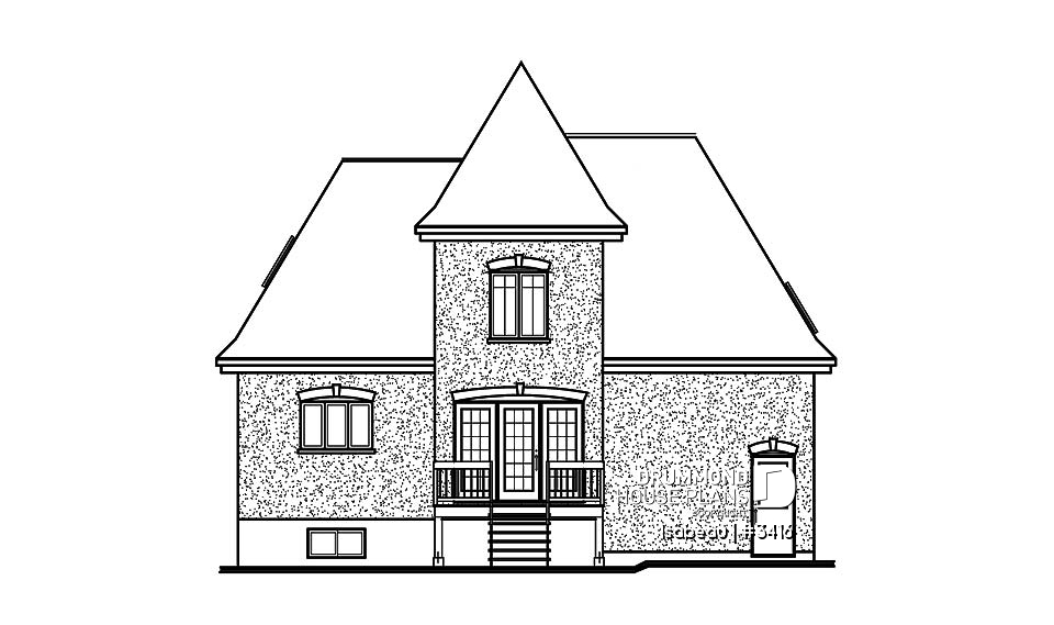 rear elevation - Isabeau