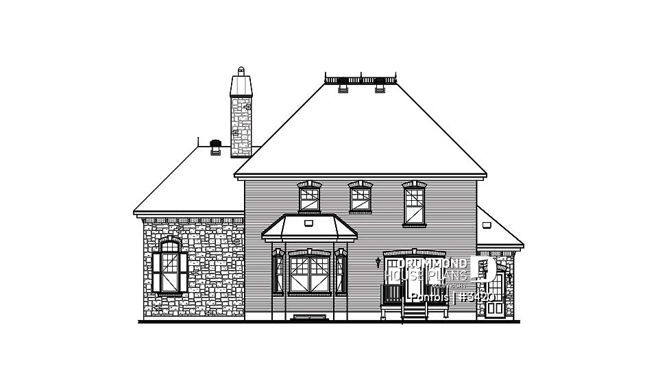 rear elevation - Pontois