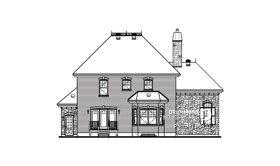 rear elevation - Pontois