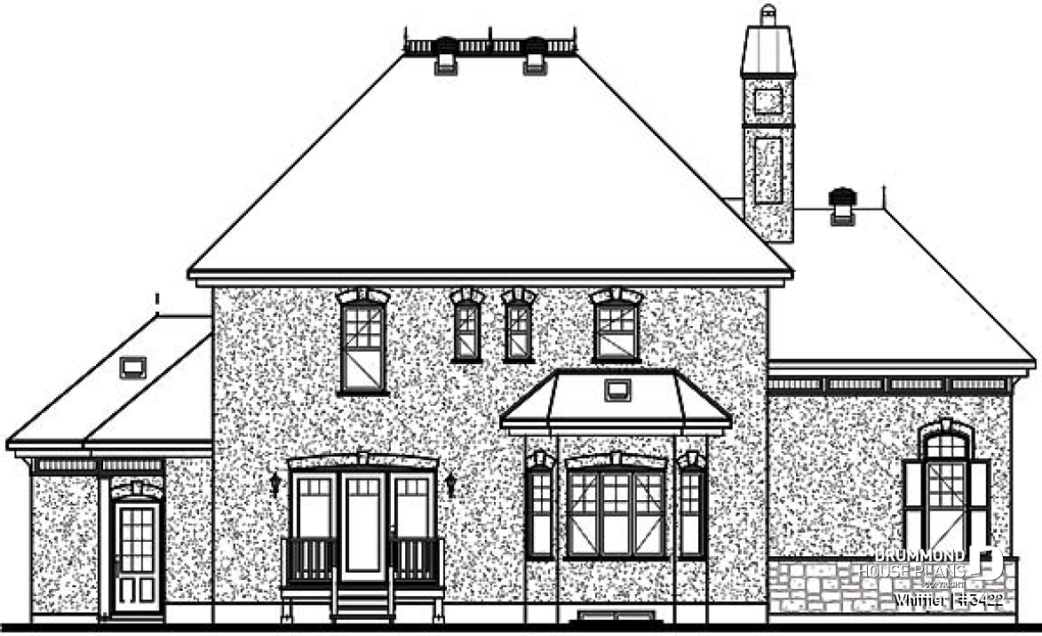 rear elevation - Whittier