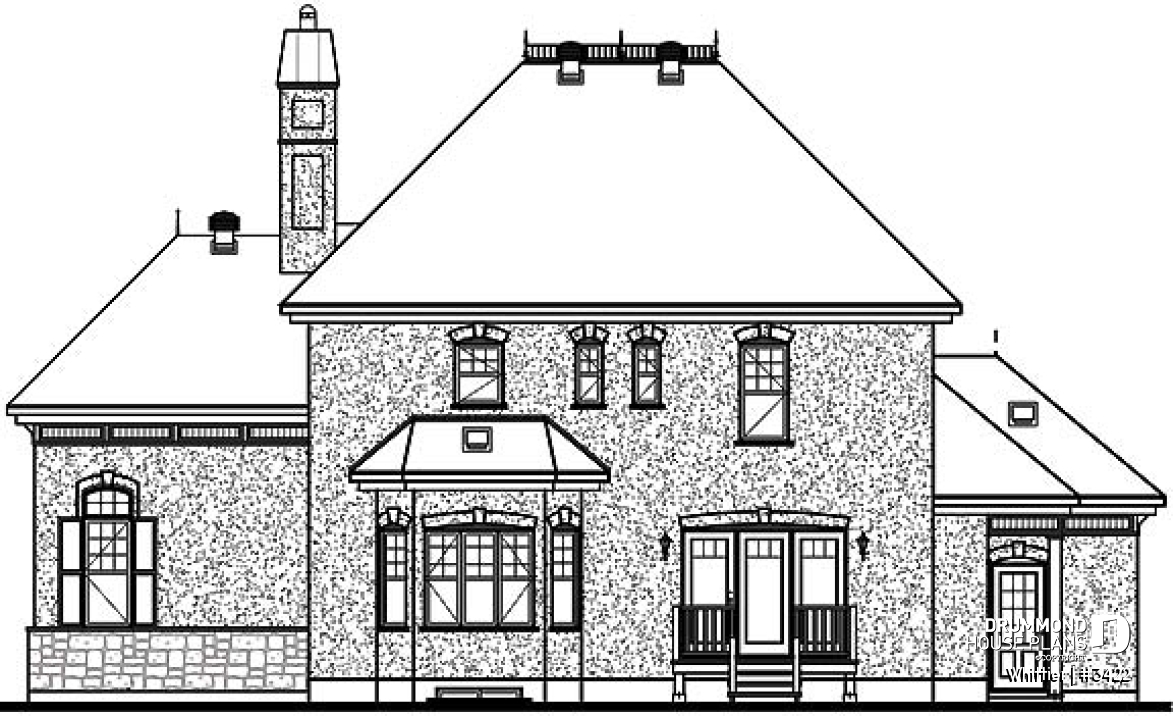rear elevation - Whittier